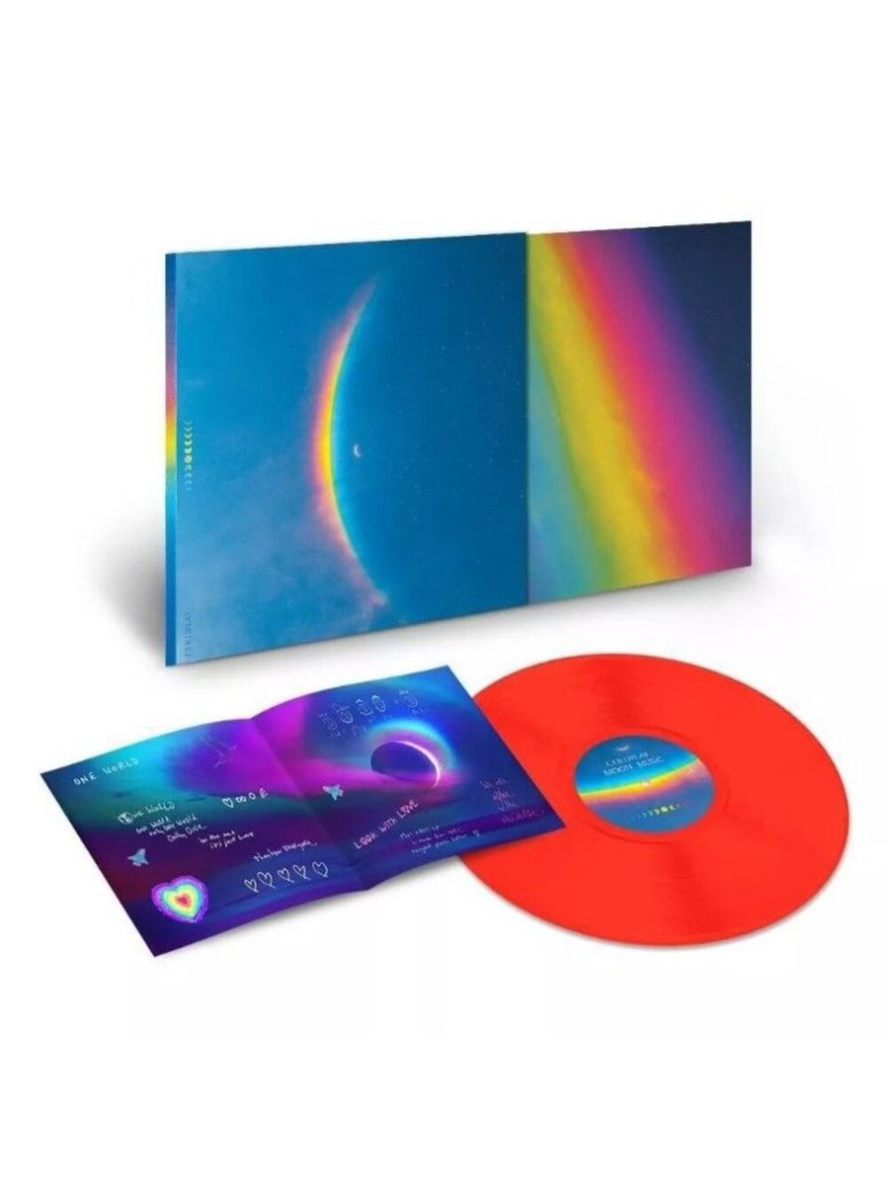 Coldplay Moon Music 1st Edition Target Translucent Red Vinyl LP 2024 Parlophone